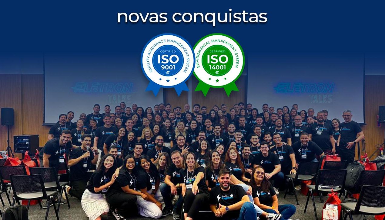 Elétron Energy Certificação ISO 9001 e 14001 Elétron Energy Certificação ISO 9001 e 14001